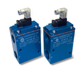 3-Way, "Bi-Stable" Servo Controlled Vacuum Valve With Low Absorption Coils