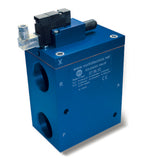 3-Way, "Bi-Stable" Servo Controlled Vacuum Valve With Low Absorption Coils