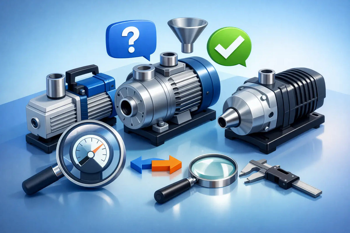 How to Select Vacuum Pumps Correctly