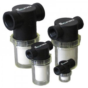 IN-Line vacuum Filter c/w Clear Bowl