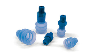 Bellows Cups With Supports For Gripping Flow Packs