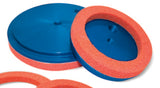 Round Flat Foam Rubber Vacuum Cups With Supports