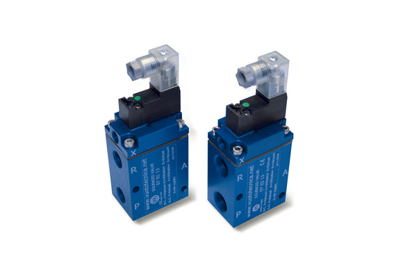 3-Way Servo Controlled Vacuum Valve With Low Absorption Coils