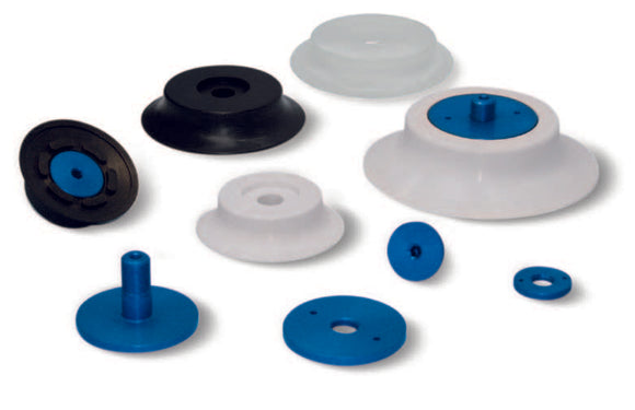 76 - 150mm Round Flat Vacuum Cups With Supports